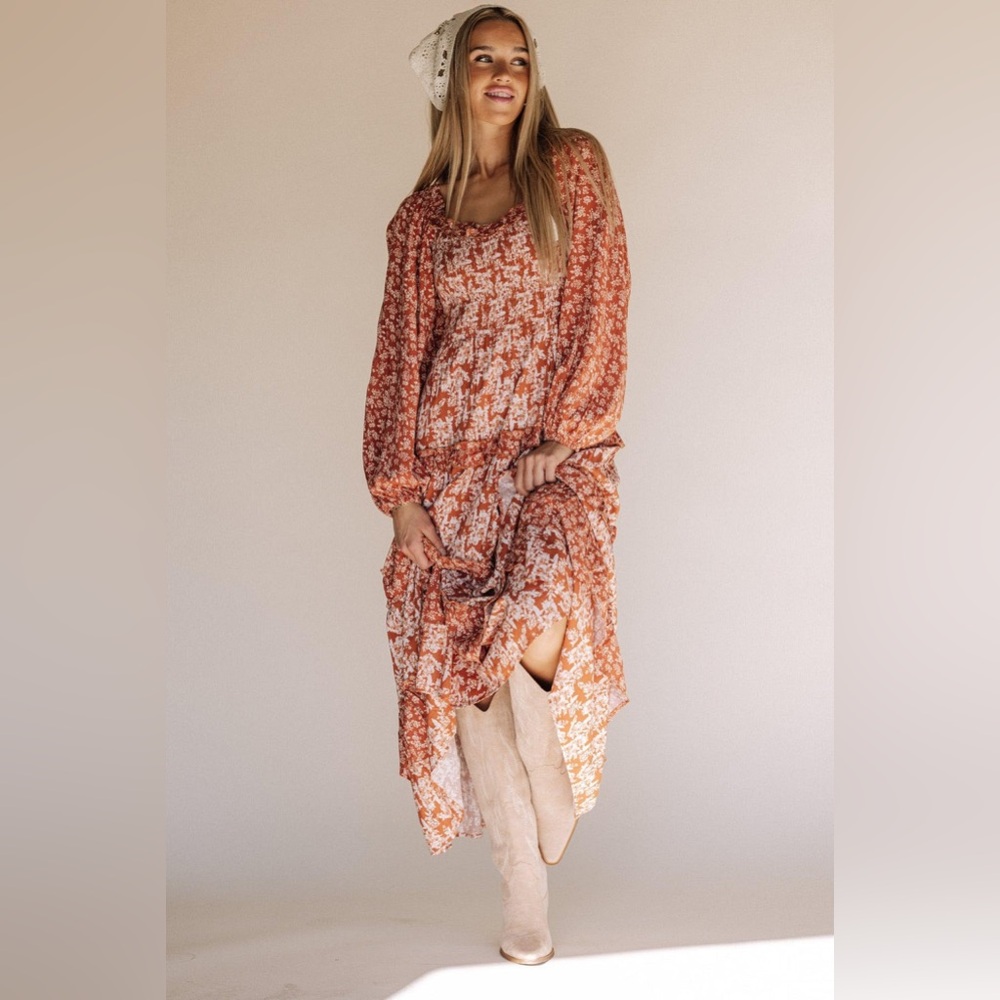 Brynna Boho Floral Dress - Picture 6 of 7